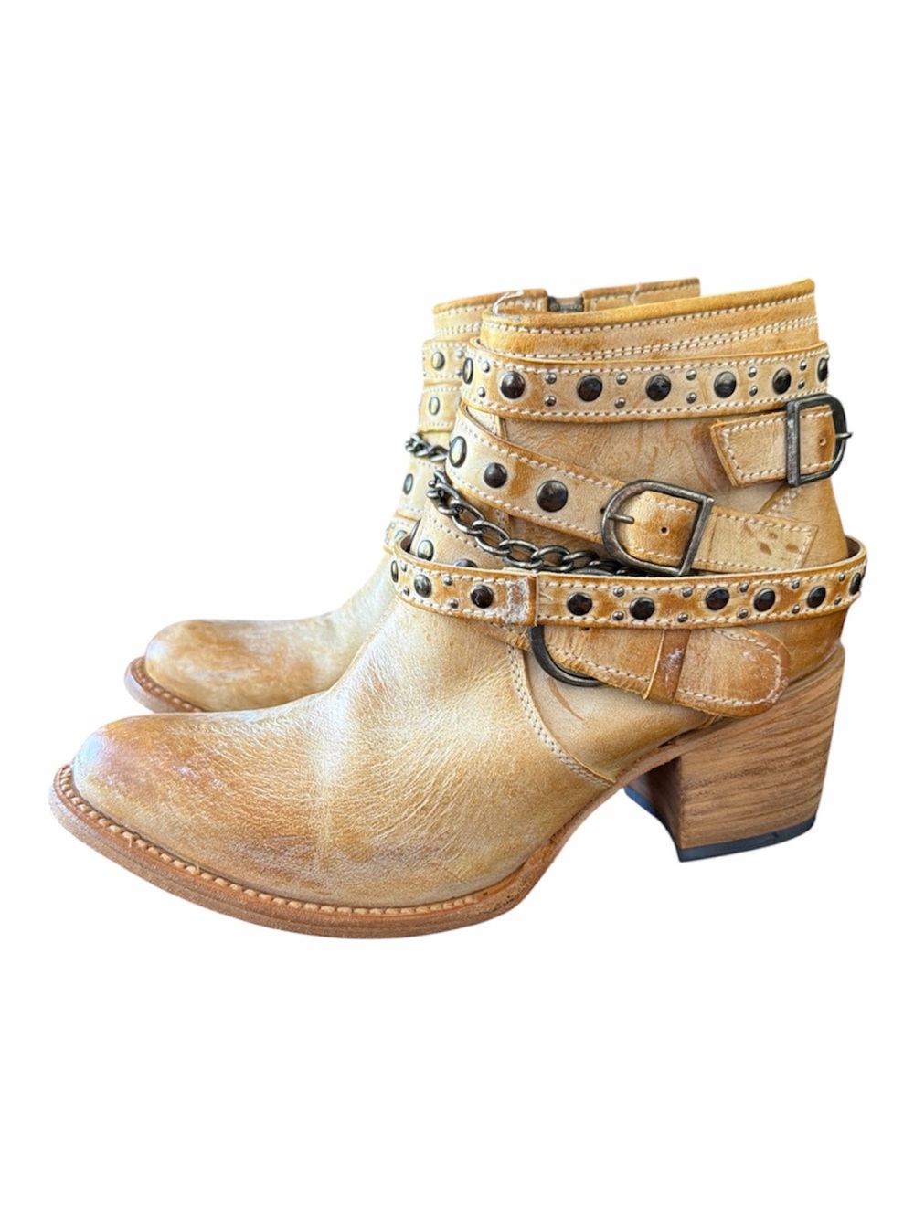 Freebird By Steven SANDRA Bootie Color Banana Women Size 8